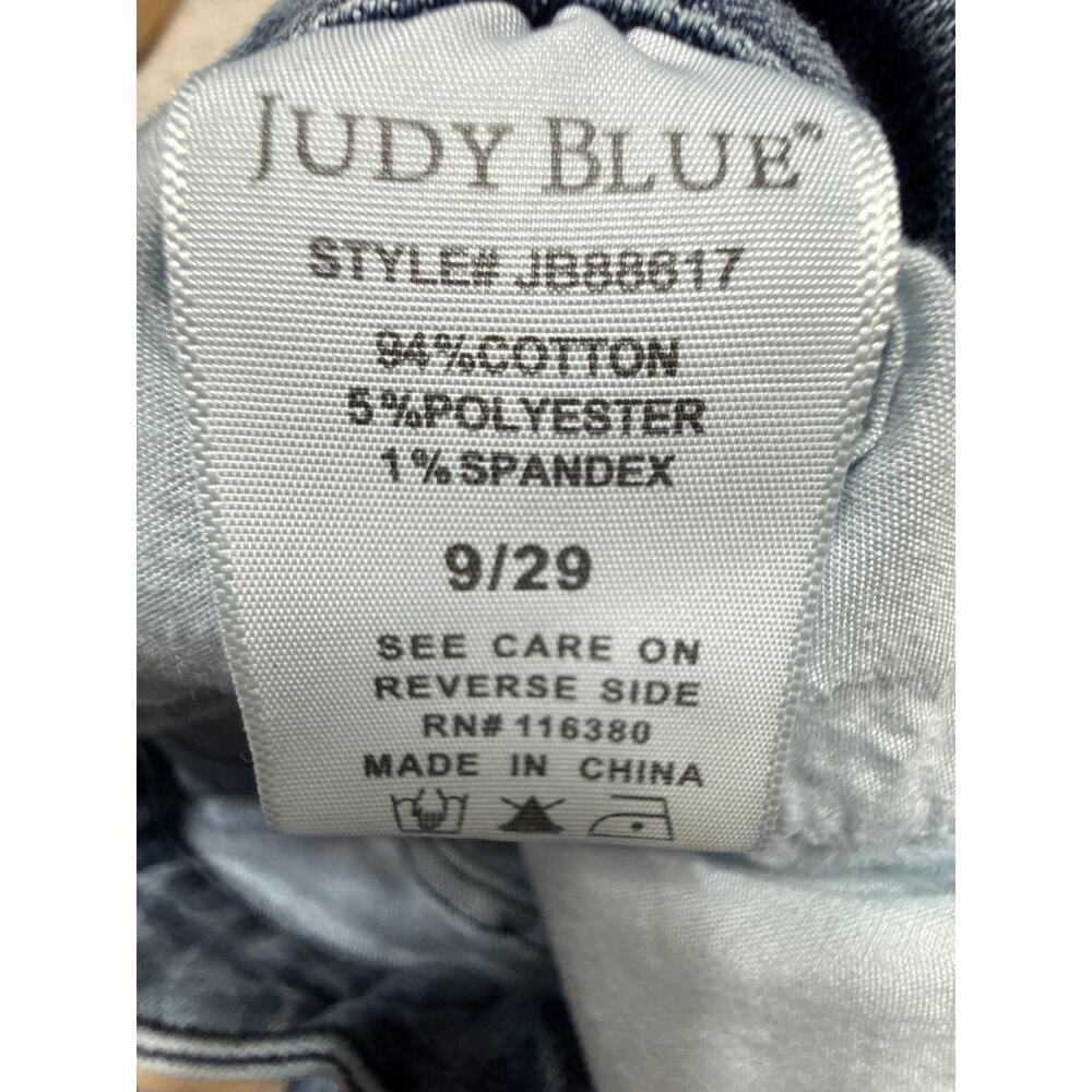 Judy Blue Boho Babe Vintage High Rise Slim Fit Jeans Size 9/29 *88617 EUC - Picture 13 of 13